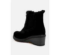 Thunderhoof Faux Fur Lined Chelsea Boots