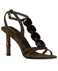Jeffrey Campbell Women's Panacea T-Strap Embellished Dress Sandals