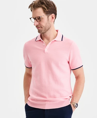 Club Room Men's Tipped Polo Shirt, Macy's Exclusive