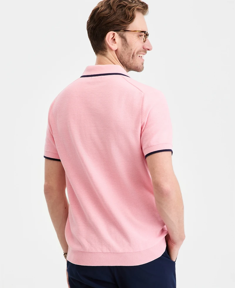 Club Room Men's Tipped Polo Shirt, Macy's Exclusive