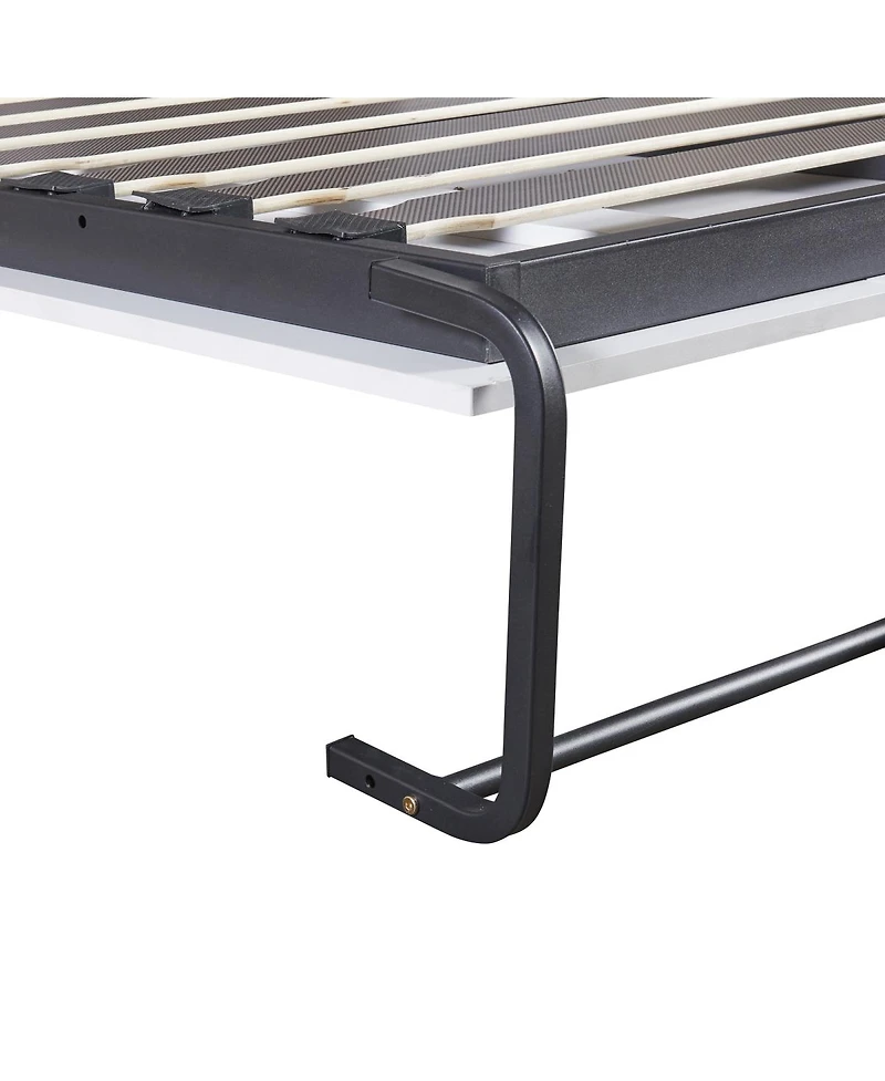 Streamdale Furniture Full Size Murphy Bed Wall Bed with Cabinet