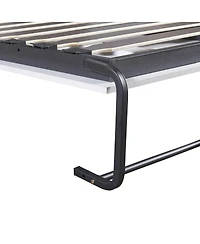 Streamdale Furniture Full Size Murphy Bed Wall Bed with Cabinet