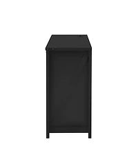 Streamdale Furniture 55.1-Inch Farmhouse Sideboard with Sliding Barn Doors & 4 Drawers