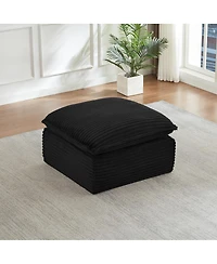 Streamdale Furniture Cloud Sectional Couches for Living Room, Convertible L-Shape Couch with Ottoman