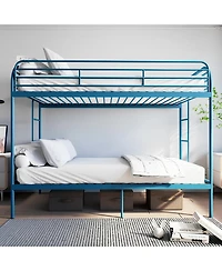 Streamdale Furniture Metal Twin Over Twin Bunk Bed with 2 Ladders