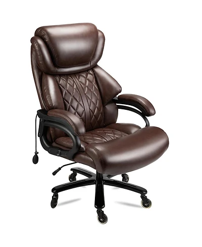 Streamdale Furniture 500lbs Big and Tall Office Chair for Heavy People Executive Computer Desk Chair