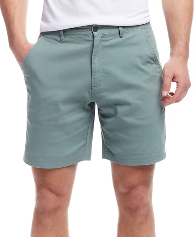 Weatherproof Vintage Men's Regular-Fit Stretch Twill 8" Shorts