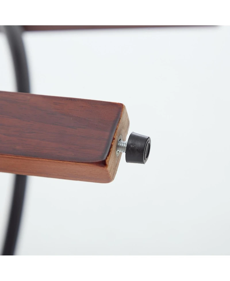 Streamdale Furniture Set of 3, 26-Inch Counter Height Bar Stools - Walnut Black, Cane Rattan, Green Linen Seat