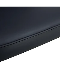 Streamdale Furniture Streamdale Modern dining chairs, Pu leather, Black metal legs, set of 6 (Black+Pu leather)C-007