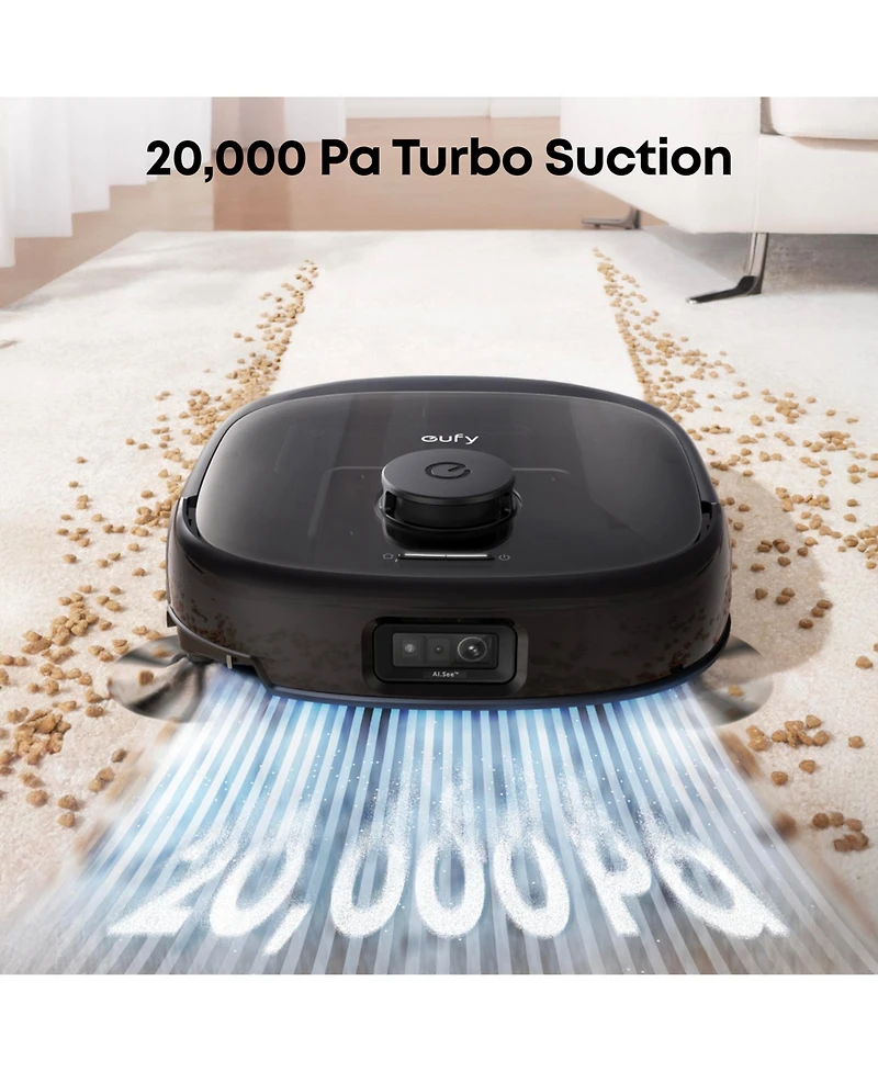 eufy E25 Omni Robot Vacuum Self-Cleaning All-in-One Station + Official Floor Cleaning Solution