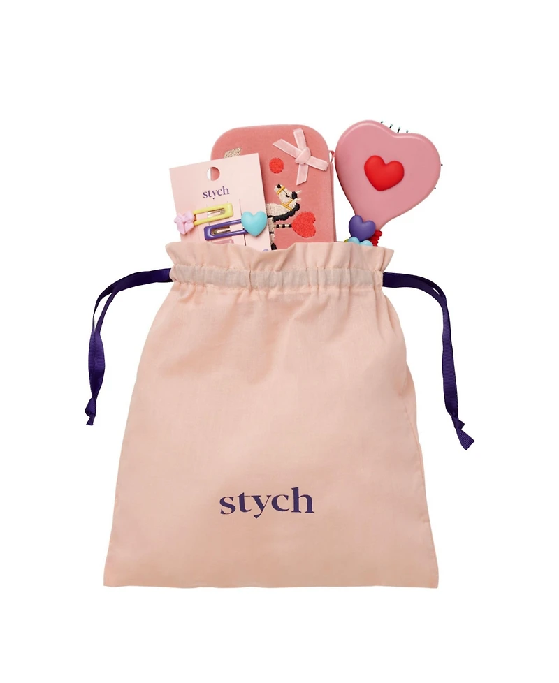 Stych Girls Unicorn Jewellery Box & Hair Gift Set