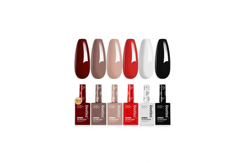 Beetles Fall Winter Gel Nail Polish Set 6 Colors
