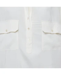 Pre-Owned Stella Mccartney Women's Off-White Crepe Button Down Blouse