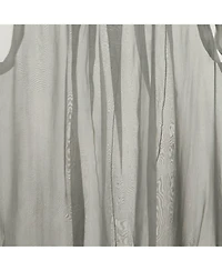 Pre-Owned Stella Mccartney Women's Grey Silk Sheer Sleeveless Top