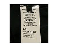 Pre-Owned Versace Women's Black Medusa Embroidered Jersey T-Shirt