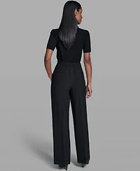 Karl Lagerfeld Paris Women's Mid-Rise Pants