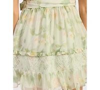 En Saison Women's Paloma Short-Sleeve Mini Dress