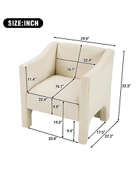 Streamdale Furniture Modern Barrel Chair Accent