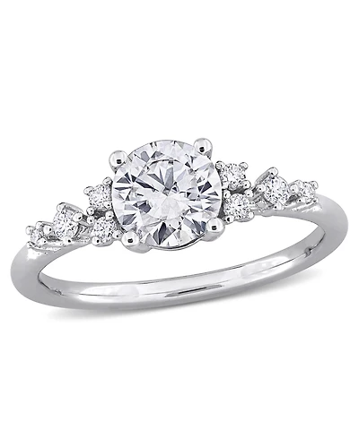 Macy's Moissanite (1 ct. t.w.) Ring in Sterling Silver