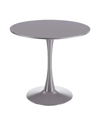 Streamdale Furniture 31.5" Gray Tulip Dining Table for 2-4 People