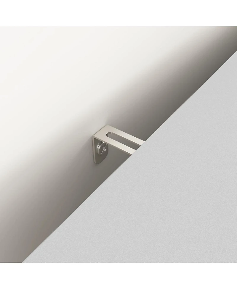 Streamdale Furniture Modern 8-Drawer Dresser, 47.2" Wide White Wood Chest with Gold Handles