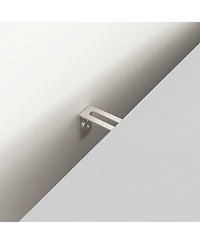 Streamdale Furniture Modern 8-Drawer Dresser, 47.2" Wide White Wood Chest with Gold Handles