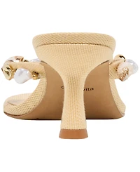 Dolce Vita Women's Daksie Shell Embellished Thong Slip-On Dress Sandals