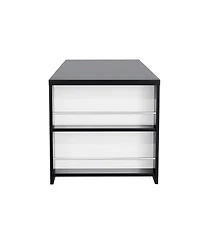 Streamdale Furniture Farmhouse Lift Top Coffee Table with Barn Doors & Hidden Storage