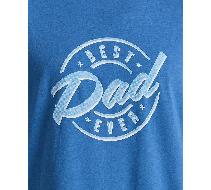 Perry Ellis Portfolio Men's Best Dad Ever Sleepwear T-Shirt