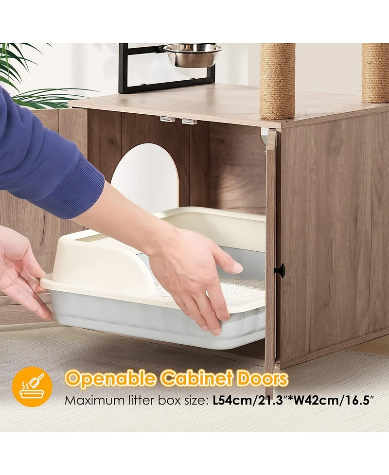 Zeus & Ruta Gray Cat Tree