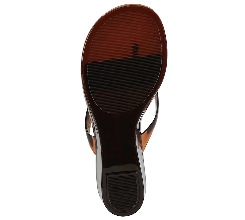 Jeffrey Campbell Women's Gigabyte Jelly Thong Wedge Sandals