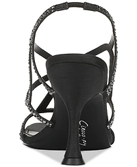 Circus Ny by Sam Edelman Women's Louisa Strappy Butterfly Rhinestone Dress Sandals