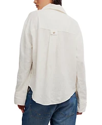 Free People Women's Laurel Button-Up Shirt
