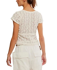 Free People Women's Claro Short-Sleeve Top