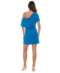 Alexia Admor Women's Suri Draped One Shoulder Mini Dress