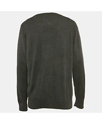 Pre-Owned Dolce & Gabbana Men's Grey Knit Crewneck Sweater