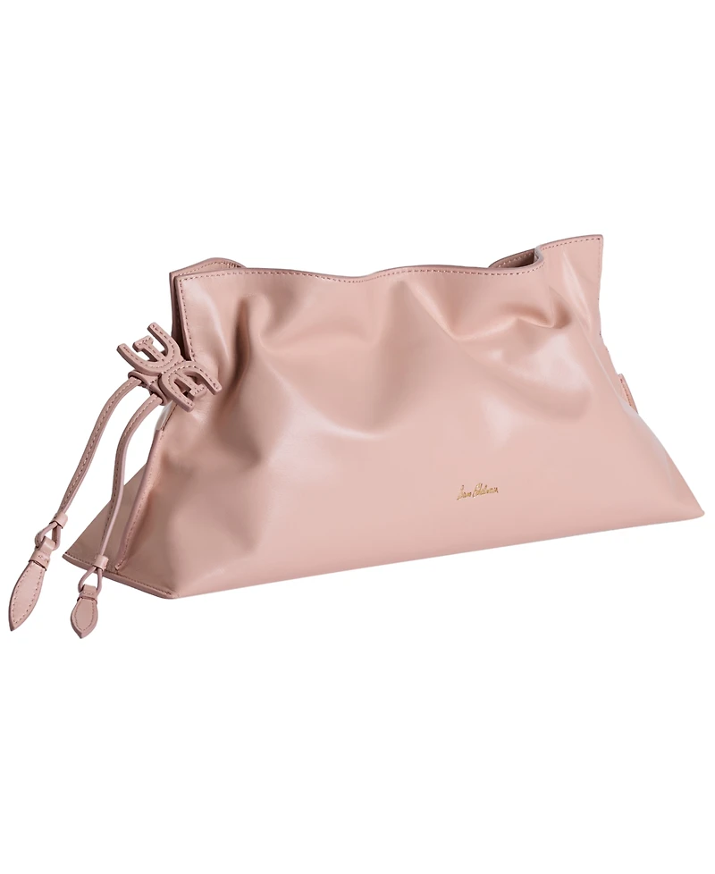 Sam Edelman Extra Large Leather with Drawstring Clutch Bag