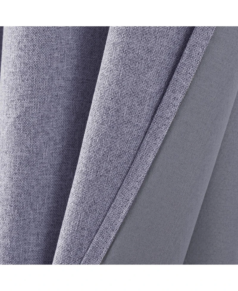 Rt Designers Collection Boden 100% Blackout Grommet Curtain Panel 54" x 90" Grey