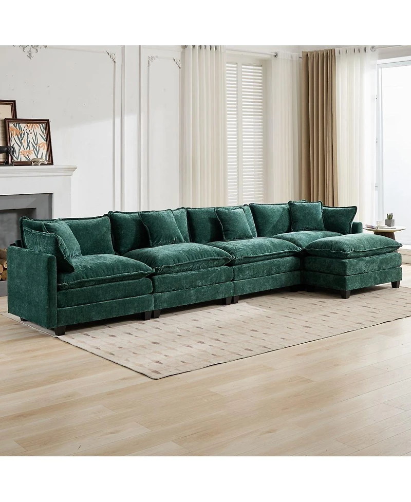 Streamdale Cloud Couch: Skin-friendly Chenille, Cloud-like Comfort, Modular Design