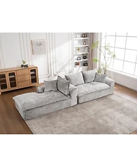 Streamdale Furniture 103" Cloud Sectional Couch w/ L-Shape Chaise, Modern Modular Sofa