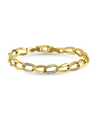 Macy's 3/8 ct. t.w Cubic Zirconia Pave Open Link Bracelet, Created for