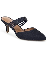 Style & Co Women's Gennesis Metallic Closed Evening Mule Pumps, Macy's Exclusive