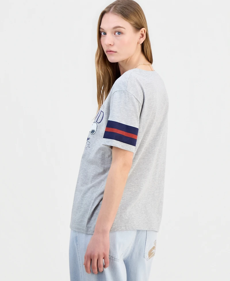 Love Tribe Juniors' Snoopy Cape Cod Graphic T-Shirt