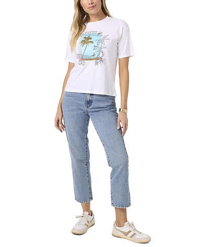 O'Neill Juniors' Doodles Crew Neck Graphic T-Shirt