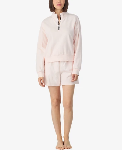 Dkny Women's Long-Sleeve Top & Boxers, 2-Piece Set