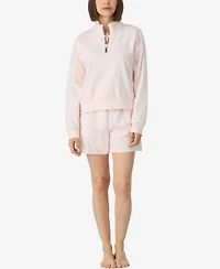 Dkny Women's Long-Sleeve Top & Boxers, 2-Piece Set