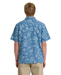 Quiksilver Men's Lo-Biscus Short-Sleeve Shirt
