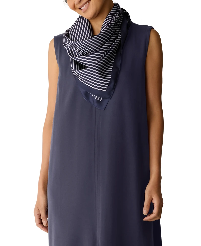 Eileen Fisher Women's Stripe Printed Scarf