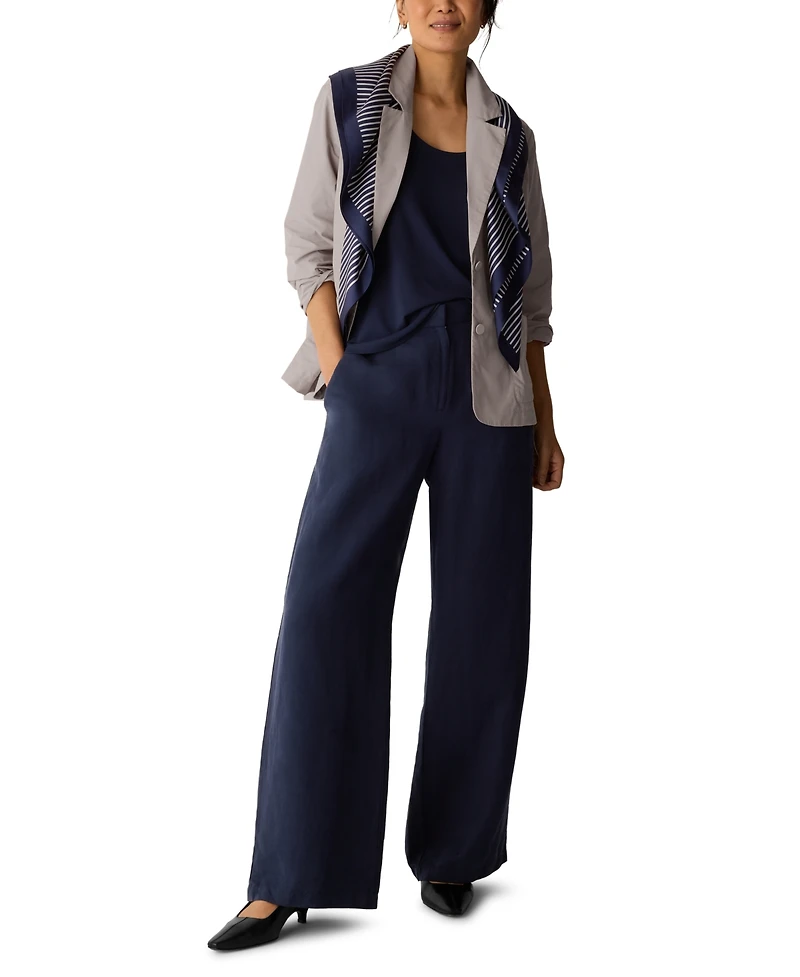 Eileen Fisher Women's High-Waist Wide-Leg Trousers