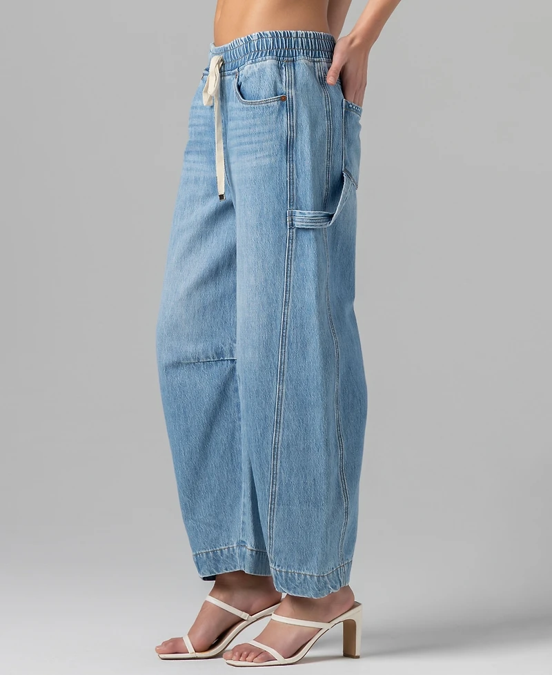 Blank Nyc Women's Pull-On Barrel Jeans